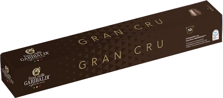 Kafijas kapsulas Gran Caffe Garibaldi - Gran Cru, Nespresso® aparātiem, 10 gab. цена и информация | Kafija, kakao | 220.lv