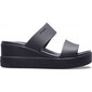 Sieviešu sandales Crocs ™ Brooklyn Mid Wedge, melnas цена и информация | Sieviešu sandales | 220.lv