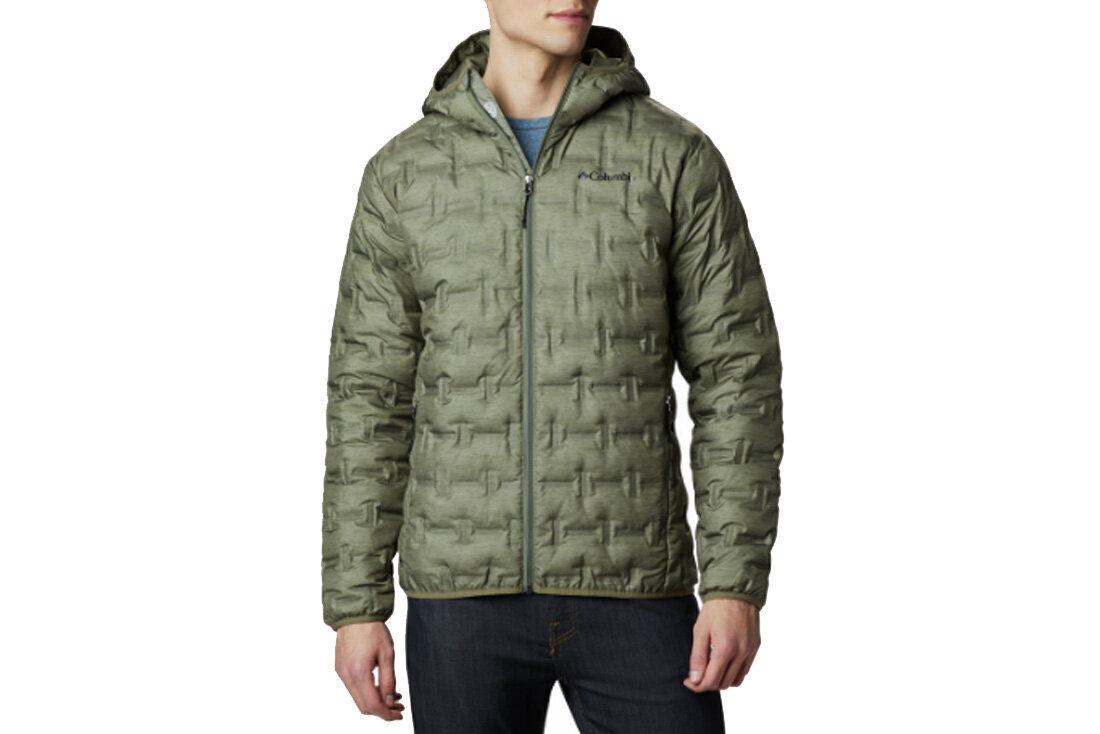 Virsjaka vīriešiem Columbia Delta Ridge Down Hooded Jacket cena un informācija | Vīriešu virsjakas | 220.lv