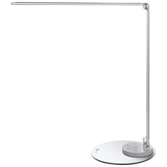 Galda LED lampa TaoTronics TT-DL22 ar USB savienojumu, sudraba цена и информация | Настольные светильники | 220.lv