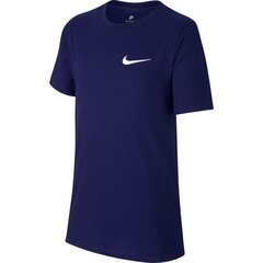 Футболка для мальчика Nike Jr B Tee EMB Swoosh JR AR1910 478 цена и информация | Рубашки для мальчиков | 220.lv