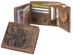 Кожаный кошелек для мужчин  GreenBurry Dragon D1796-25 цена и информация | Мужские кошельки | 220.lv