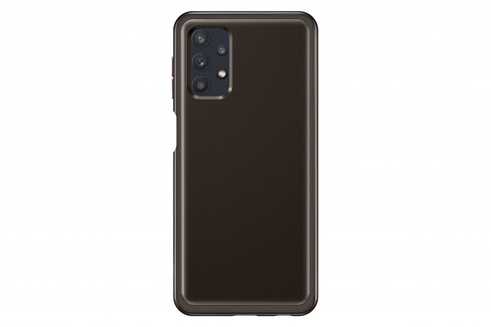 Samsung Galaxy A32 5G A326F mīksts caurspīdīgs vāciņš (JDM), melns EF-QA326TBEGEU cena un informācija | Telefonu vāciņi, maciņi | 220.lv