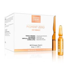 MARTIDERM ampulas sejai PIGMENT ZERO DSP-BRIGHT, 30 amp./ 2 ml cena un informācija | Serumi sejai, eļļas | 220.lv