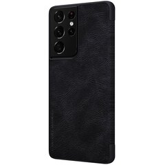 Nillkin Qin original leather чехол для Samsung Galaxy S21 Ultra 5G, черный цена и информация | Чехлы для телефонов | 220.lv