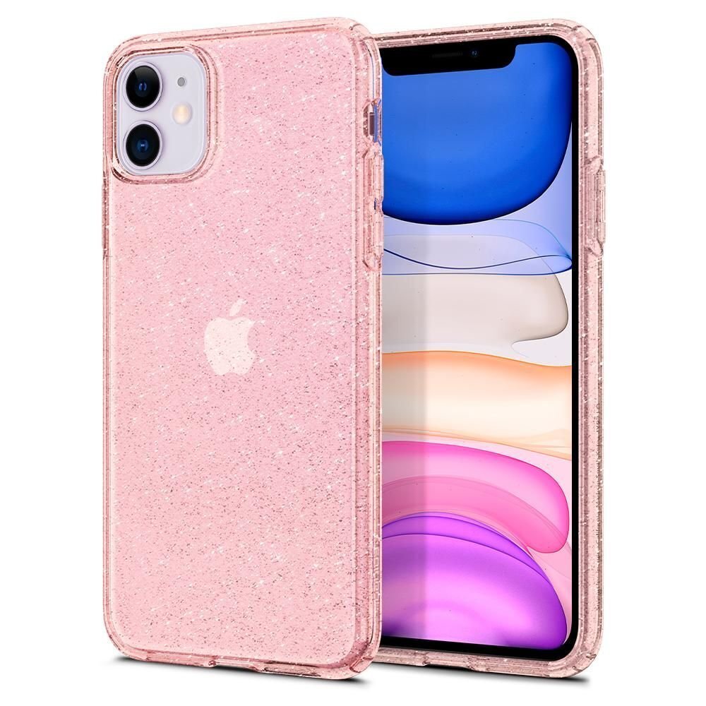 iPhone 11 Spigen Glitter Rose vāciņš, rozā cena un informācija | Telefonu vāciņi, maciņi | 220.lv