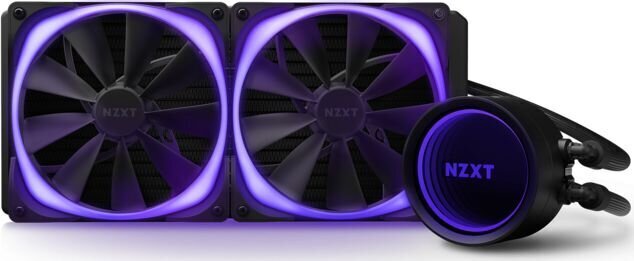 NZXT AIO Liquid Cooler With Aer RGB Krak cena un informācija | Datora ventilatori | 220.lv