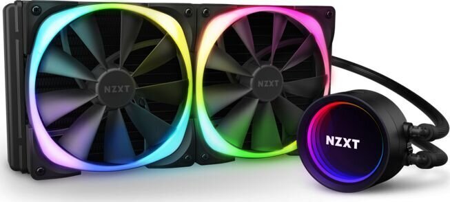 NZXT AIO Liquid Cooler With Aer RGB Krak cena un informācija | Datora ventilatori | 220.lv