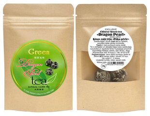 „DRAGON PEARL” (Big Pearl) Green tea - Ekskluzīva Ķīnas Zaļā tēja „Pūķa pērle” (Lielā Pērle), 20g цена и информация | Чай | 220.lv