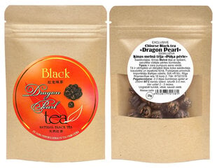 „DRAGON PEARL” Black tea - Ekskluzīva Ķīnas Melnā tēja „Pūķa pērle”, 25g cena un informācija | Tēja | 220.lv