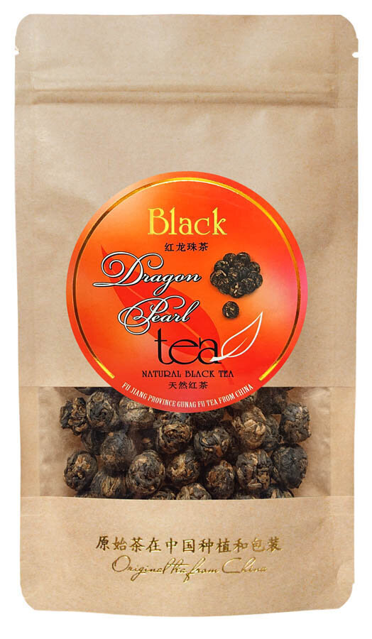 „DRAGON PEARL” Black tea - Ekskluzīva Ķīnas Melnā tēja „Pūķa pērle”, 50g cena un informācija | Tēja | 220.lv