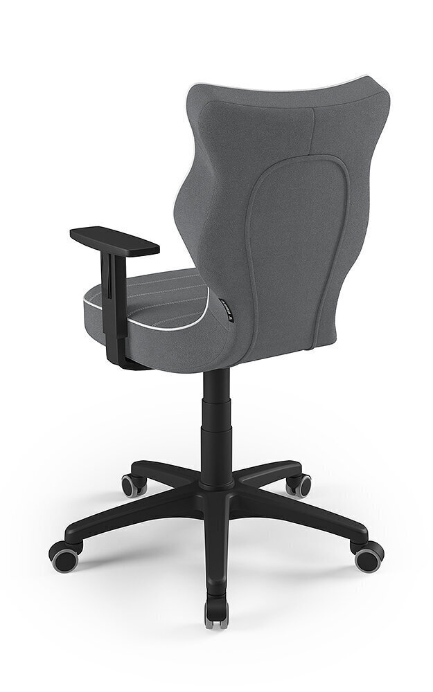 Biroja krēsls Entelo Duo JS33 6, tumši pelēks/melns cena un informācija | Biroja krēsli | 220.lv