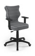 Biroja krēsls Entelo Duo JS33 6, tumši pelēks/melns