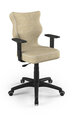 Biroja krēsls Entelo Duo VS26 6, melns/smilškrāsas