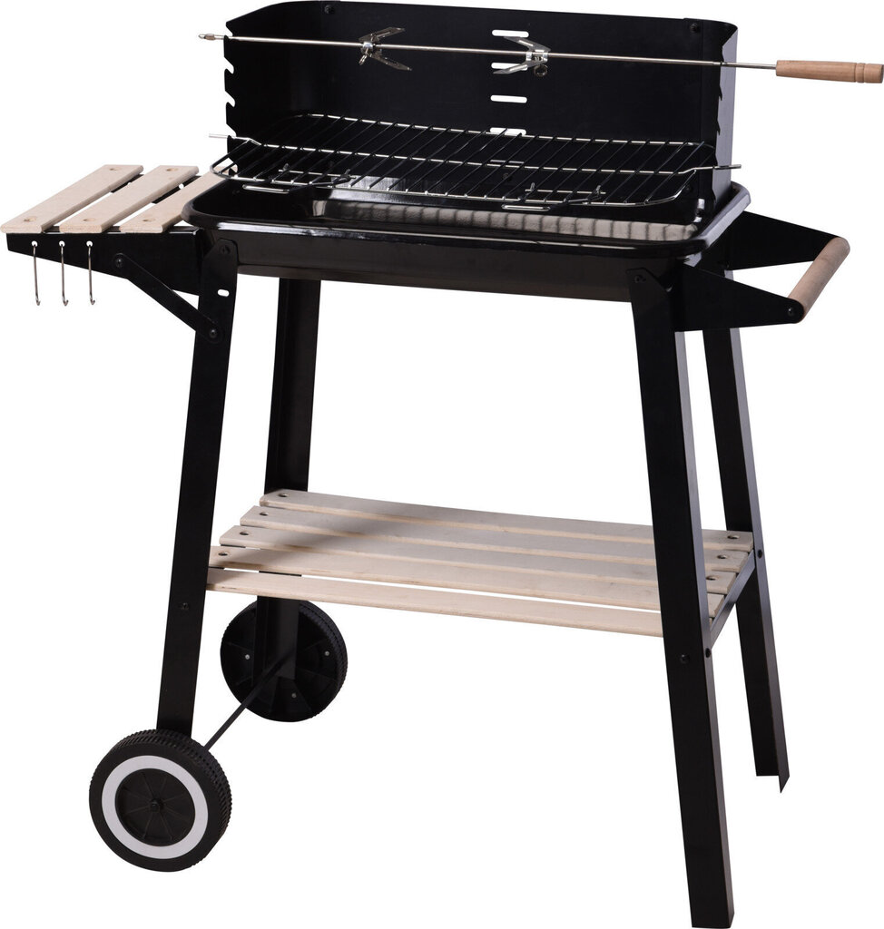 Grils BBQ ar plauktu, 54x34x86,5 cm цена и информация | Grili | 220.lv