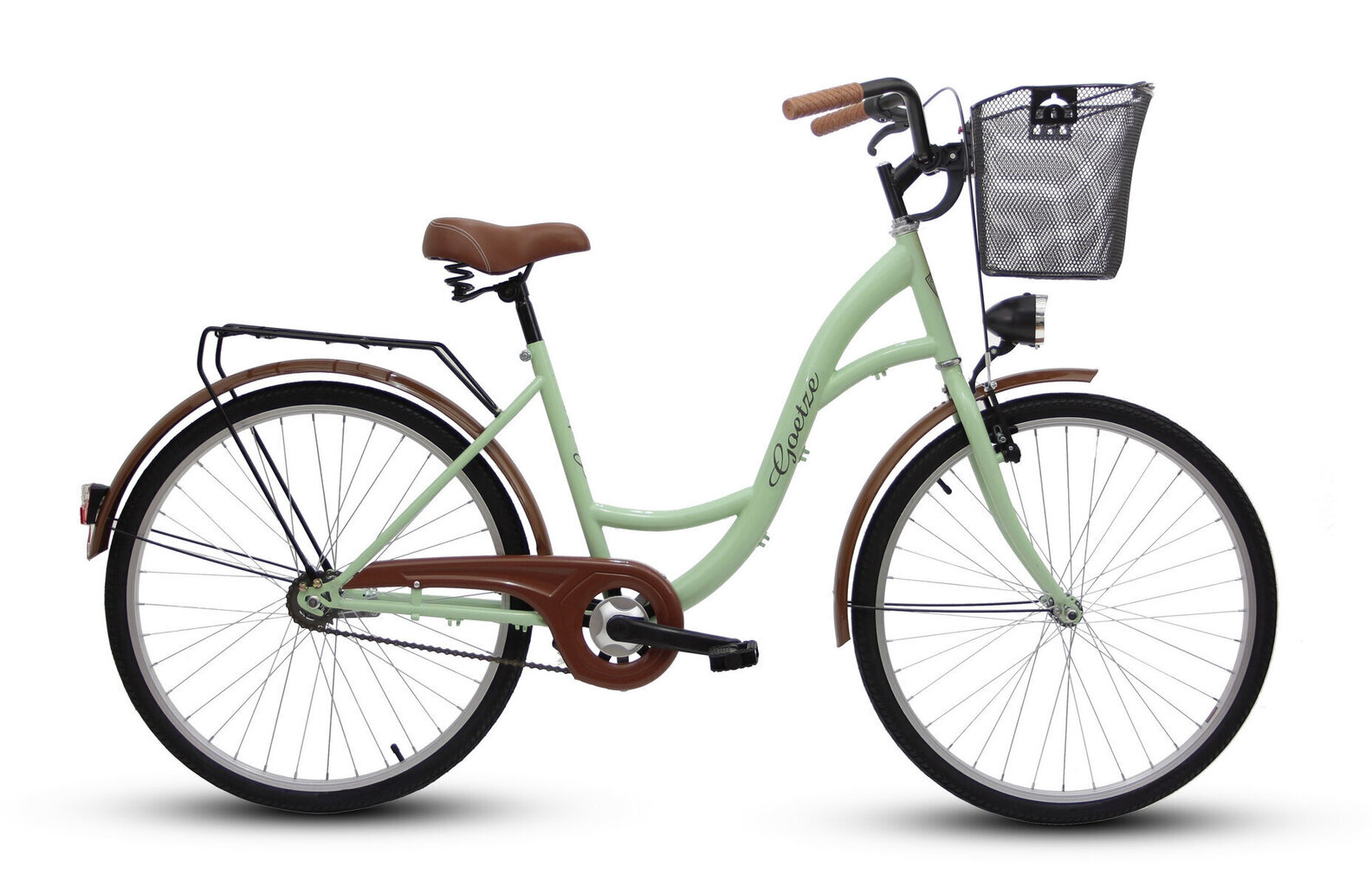 Pilsētas velosipēds Goetze Eco 26", zaļš цена и информация | Velosipēdi | 220.lv