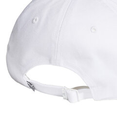 Кепка с козырьком женская Adidas Baseball Cap Cot OSFM FK0890, белая цена и информация | Женские шапки | 220.lv