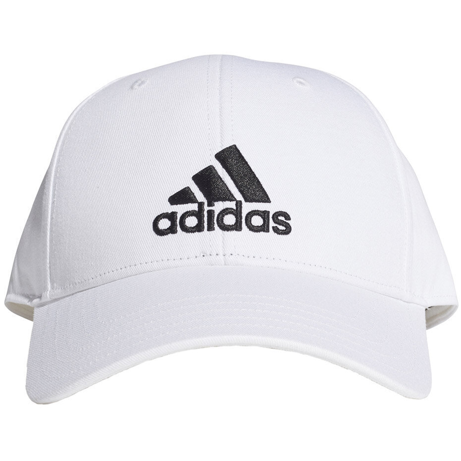 Cepure ar nagu sievietēm Adidas Baseball Cap Cot OSFM FK0890, balta цена и информация | Sieviešu cepures | 220.lv