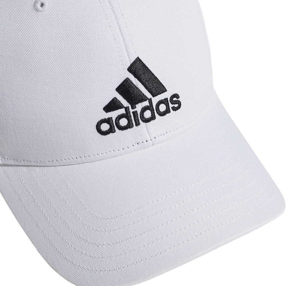 Cepure ar nagu sievietēm Adidas Baseball Cap Cot OSFM FK0890, balta цена и информация | Sieviešu cepures | 220.lv