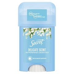 Secret Delicate Krēmveida Antiperspirants Sievietēm, 40 ml cena un informācija | Dezodoranti | 220.lv