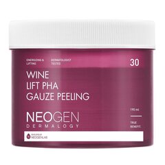 Pīlinga diski ar vīnskābi Neogen wine lift PHA gauze peeling, 30 pc цена и информация | Средства для очищения лица | 220.lv