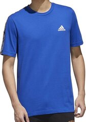 Футболка мужская Adidas Essentials Tape Tee, синяя цена и информация | Мужские футболки | 220.lv