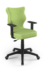 Детское офисное кресло Entelo Duo VS05 5, зеленое/черное цена и информация | Офисные кресла | 220.lv