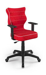 Детское офисное кресло Entelo Duo VS09 5, красное/черное цена и информация | Офисные кресла | 220.lv