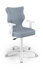 Детское офисное кресло Entelo Duo JS06 5, синее/белое цена и информация | Офисные кресла | 220.lv