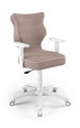 Biroja krēsls Entelo Duo JS08 6, rozā/balts