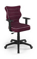 Biroja krēsls Entelo Duo VS07 6, violets/melns
