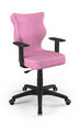 Biroja krēsls Entelo Duo VS08 6, rozā/melns