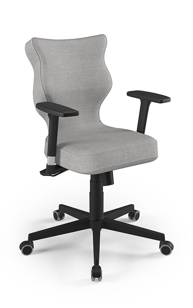Biroja krēsls Entelo Nero DC18 6, pelēks/melns cena un informācija | Biroja krēsli | 220.lv