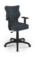 Biroja krēsls Entelo Duo AT04 6, tumši pelēks/melns