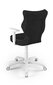 Biroja krēsls Entelo Duo TW17 6, melns/balts cena un informācija | Biroja krēsli | 220.lv