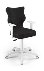 Biroja krēsls Entelo Duo AT01 6, melns/balts cena un informācija | Biroja krēsli | 220.lv