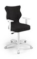 Biroja krēsls Entelo Duo AT01 6, melns/balts