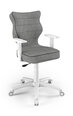 Офисное кресло Entelo Duo AT03 6, серое/белое