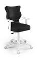 Biroja krēsls Entelo Duo VL01 6, melns/balts