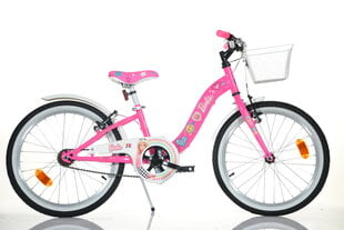 Bērnu velosipēds Dino Bikes Barbie 20", rozā cena un informācija | Velosipēdi | 220.lv