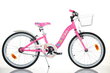 Bērnu velosipēds Dino Bikes Barbie 20", rozā цена и информация | Velosipēdi | 220.lv