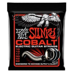 Stīgas el. ģitārai Ernie Ball Slinky Cobalt 10-52 cena un informācija | Mūzikas instrumentu piederumi | 220.lv