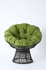 Pīts šūpuļkrēsls NORE Papasan, zaļš cena un informācija | Dārza krēsli | 220.lv