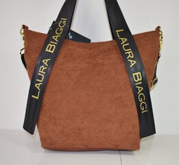 Женская сумка Laura Biaggi, коричневая цена и информация | Куинн | 220.lv