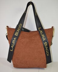 Женская сумка Laura Biaggi, коричневая цена и информация | Женские сумки | 220.lv