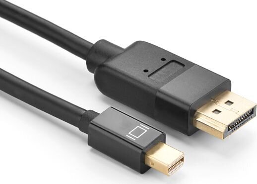 Ugreen MD105 DP līdz DP displeja kabelis, 4K, 1,5 m, melns cena un informācija | Kabeļi un vadi | 220.lv
