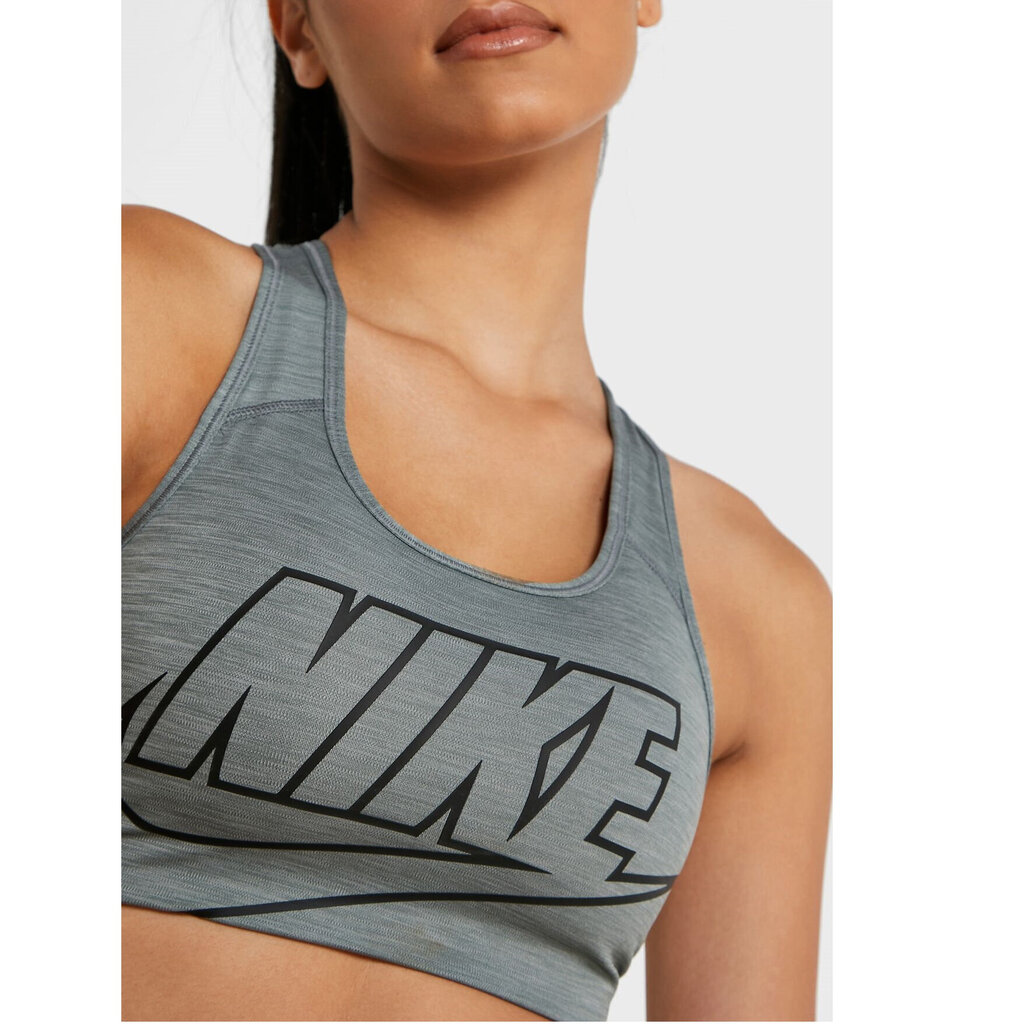 Nike Sporta krūšturis Sievietēm Swooosh Futura Bra Grey цена и информация | Sporta apģērbs sievietēm | 220.lv