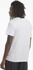 Puma T-Krekls Ess Logo Tee White цена и информация | Мужские футболки | 220.lv