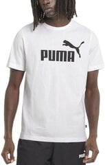 Puma T-Krekls Ess Logo Tee White цена и информация | Мужские футболки | 220.lv