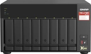 NAS STORAGE TOWER 8BAY 8GB/TS-873A-8G QNAP cena un informācija | Cieto disku somas un apvalki | 220.lv